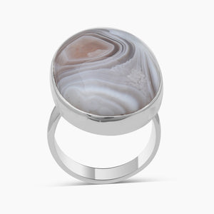 925 Silver Botswana Agate Rings
