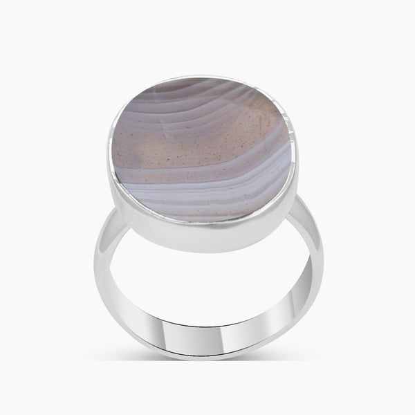 925 Silver Botswana Agate Rings