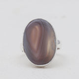 925 Silver Botswana Agate Rings