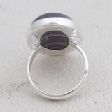 Botswana Agate Silver Ring