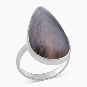 925 Silver Botswana Agate Rings