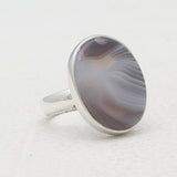 925 Sterling Silver Botswana Agate Rings
