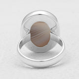 925 Sterling Silver Botswana Agate Rings