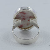 Pink Thulite Gemstone Sterling Silver Ring