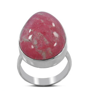 925 Sterling Silver Thulite Ring