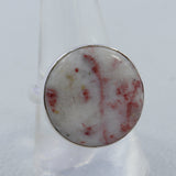 Pink Thulite Gemstone Sterling Silver Ring