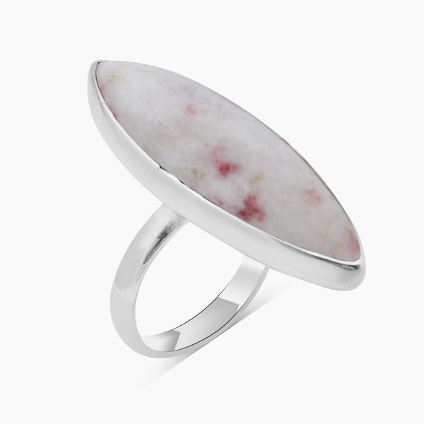 Thulite Silver Rings