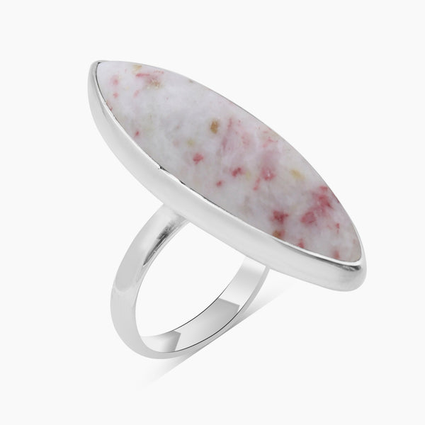 Thulite Silver Rings