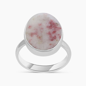 Thulite Silver Rings