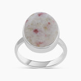 Thulite Silver Rings