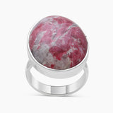 925 Sterling Silver Thulite Rings