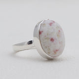 Thulite Silver Rings