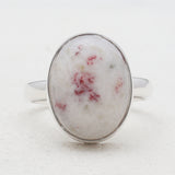 Thulite Silver Rings
