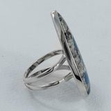 K2 Jasper Silver Ring