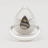 925 Sterling Silver Ocean Jasper Rings