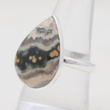 925 Sterling Silver Ocean Jasper Rings