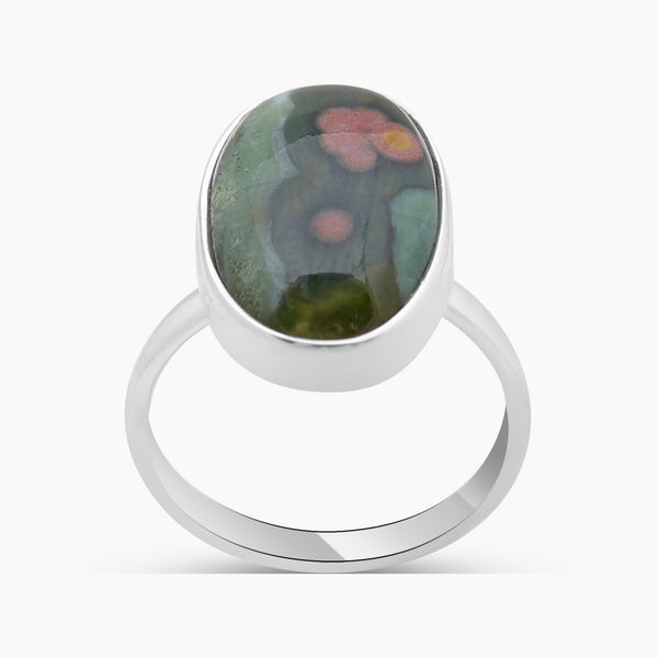 Ocean Jasper Silver Rings