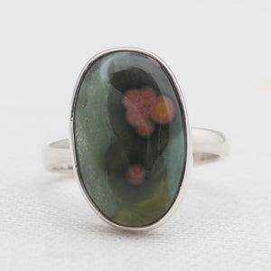 Ocean Jasper Silver Rings