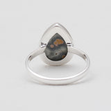 925 Sterling Silver Ocean Jasper Rings