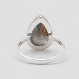 925 Sterling Silver Ocean Jasper Rings