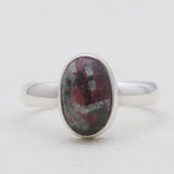 Eudialyte Silver Rings