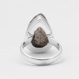 Raw Astrophyllite Gemstone Silver Rings