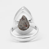 Raw Astrophyllite Gemstone Silver Rings