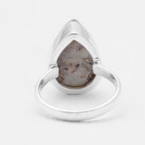 Raw Astrophyllite Gemstone Silver Rings