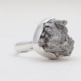 Meteorite Silver Rings