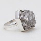 Meteorite Silver Rings