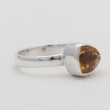 925 Sterling Silver Citrine Rings