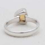925 Sterling Silver Citrine Rings