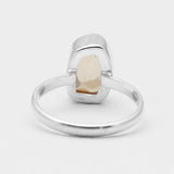 Natural Citrine Silver Rings