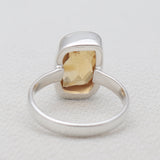 925 Sterling Silver Citrine Rings