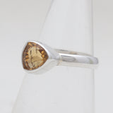 925 Sterling Silver Citrine Rings