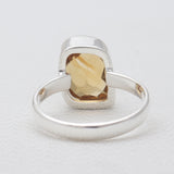 925 Sterling Silver Citrine Ring