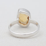 925 Sterling Silver Citrine Rings