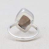 925 Sterling Silver Smoky Quartz Rings