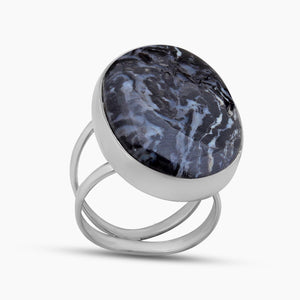 925 Sterling Silver Durango Jasper Rings