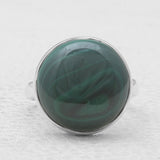 925 Sterling Silver Malachite Rings