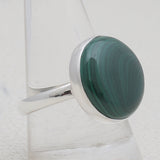 Malachite Silver Rings