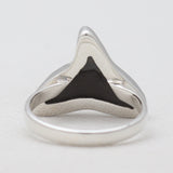 Fossilized Shark Tooth Sterling Silver Rings