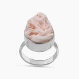925 Silver Vanadinite Druse Rings