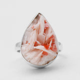 925 Silver Vanadinite Druse Rings