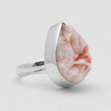 925 Silver Vanadinite Druse Rings
