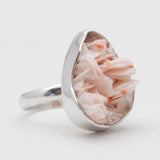 925 Silver Vanadinite Druse Rings