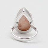 925 Silver Vanadinite Druse Rings