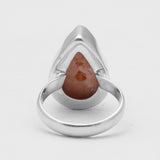 925 Silver Vanadinite Druse Rings