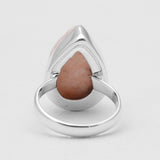 925 Silver Vanadinite Druse Rings