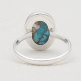 Turquoise Spiny Oyster Silver Rings